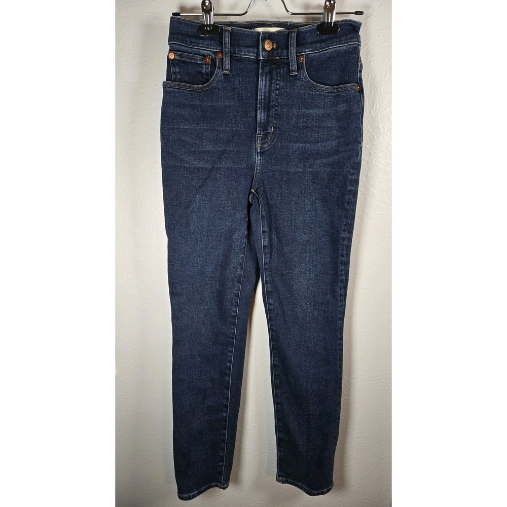 Madewell The Perfect Vintage Jean Blue Denim High Rise Slim Stretch Jean Size 25